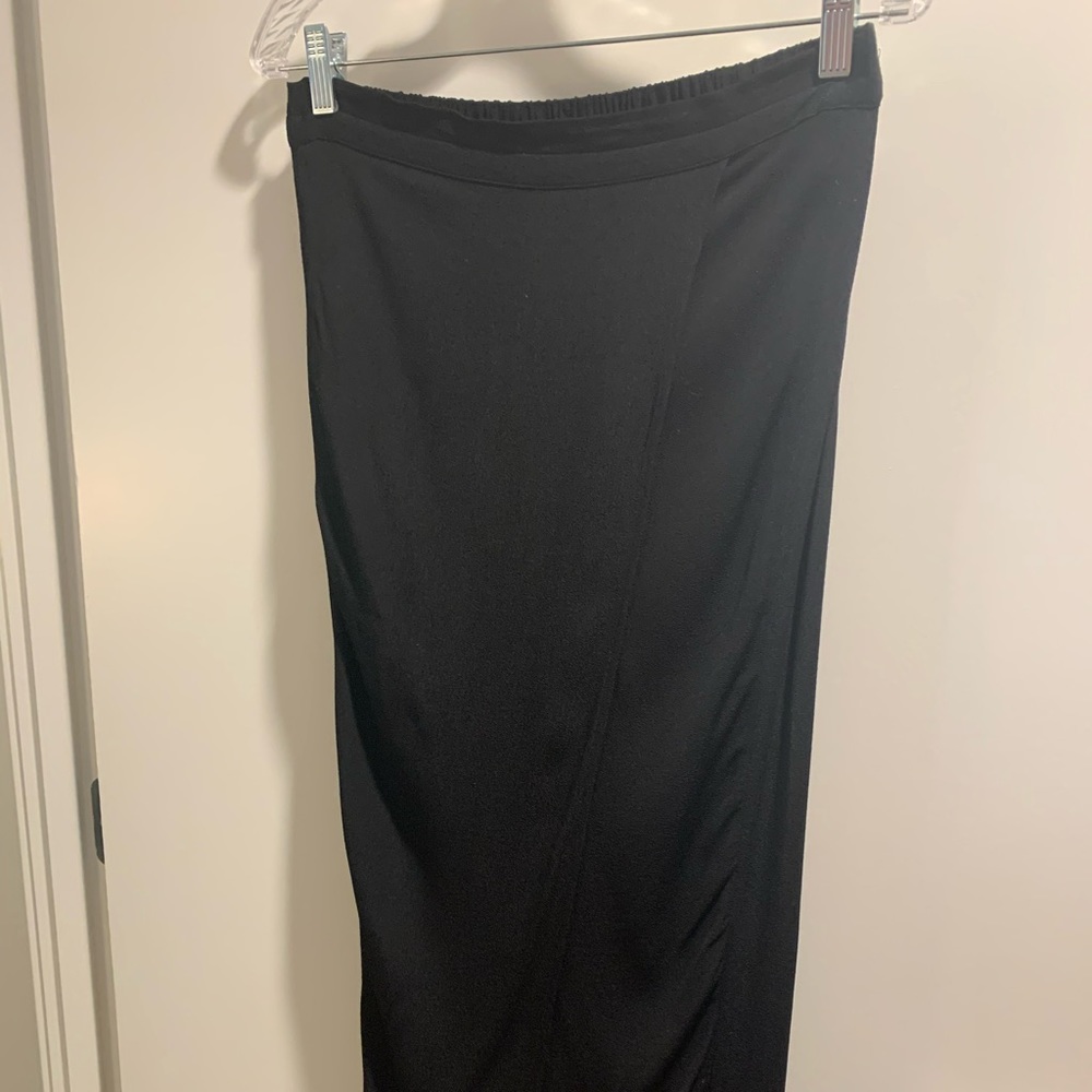 Madewell slit front long skirt